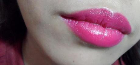 Virginia Olsen Pure Organics Lip Creme - Crimson Geek on Lips