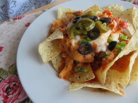 Crock Pot Chicken Nachos