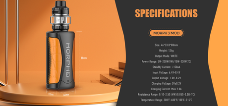 Smok Morph 3 Mod $25.19 | 230w Kit $37.19