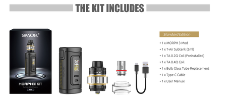 Smok Morph 3 Mod $25.19 | 230w Kit $37.19