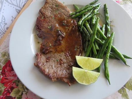 5 Minute Steak Dinner for One