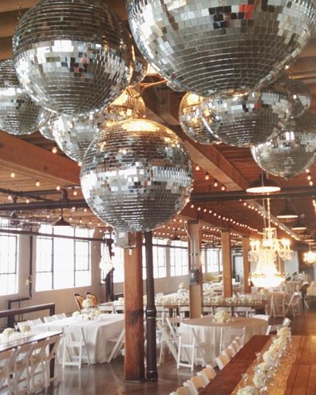 best wedding venues in michigan wedding hall with disco balls