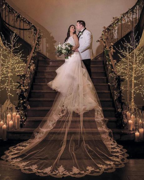 best wedding venues in philadelphia bride groom indoor stairs