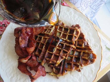 Waffled Raisin Bread French Toast