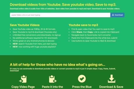 SaveMedia.Website Free download video and audio from more than 100 websites, supports 4K ultra-high quality