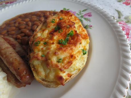 Boursin Stuffed Jacket Potatoes Boursin Stuffed Jacket Potatoes
