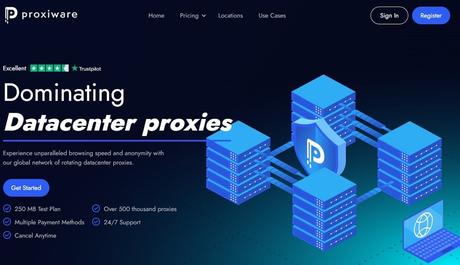 Proxiware on Rotating Datacenter Proxies