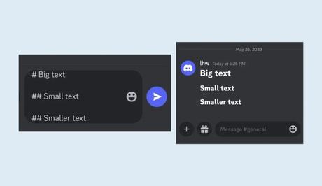 How to Make Big Text on Discord