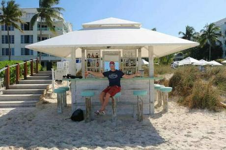 Grace Bay Beach Sipping Cocktails with Ocean Views