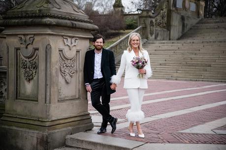 Laura and Ryan’s Elopement Wedding in Wagner Cove in January