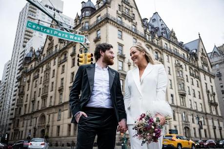 Laura and Ryan’s Elopement Wedding in Wagner Cove in January