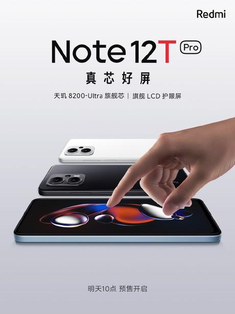 Redmi Note 12T Pro announced 