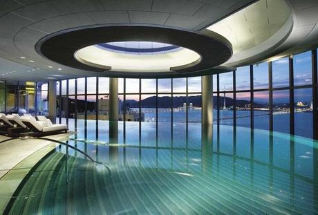 Ten Great Swimming Pools Designs You Will Want to Dive Into Crown Towers Hotel in Taipa Island Macau