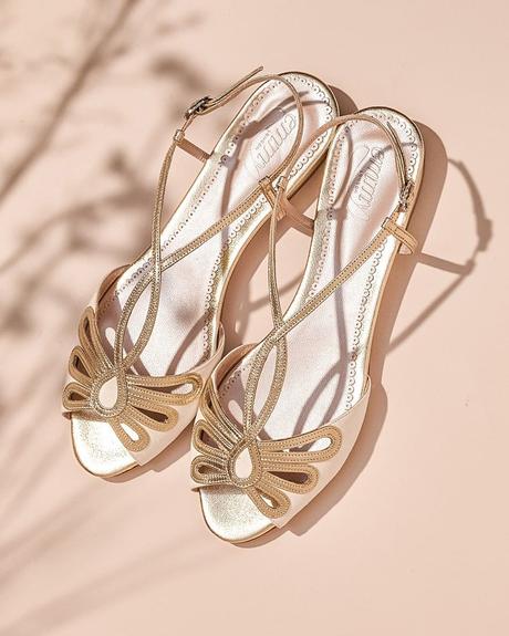 wedding t bar shoes sandals gold sparkly emmy london