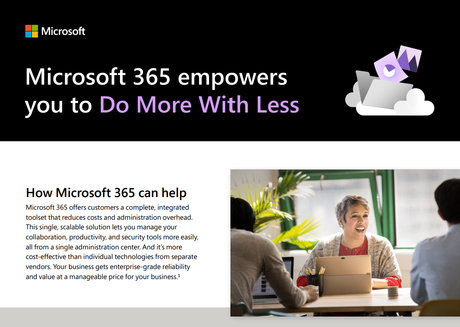 Microsoft 365 Empowers You To Do More With Less