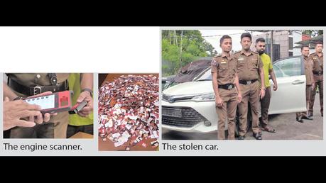 Two who stole car using machine arrested