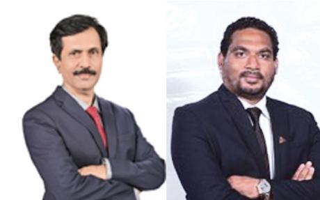 Chairman V. A Prasanth, CEO Rajiv Gunawardena