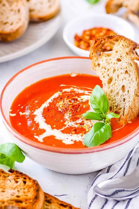Tomato Soup With Canned Tomatoes