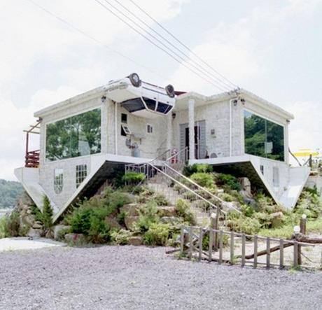 Upside Down House in South Korea