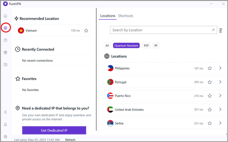 PureVPN Servers Locations