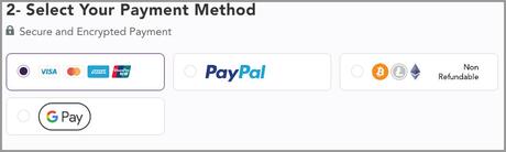 PureVPN Payment Method