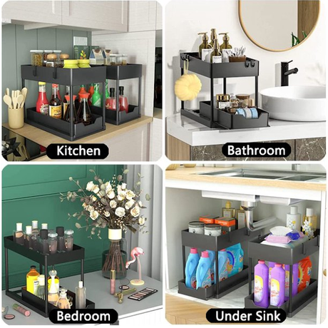 Want to turn your under sink into a neat storage space?