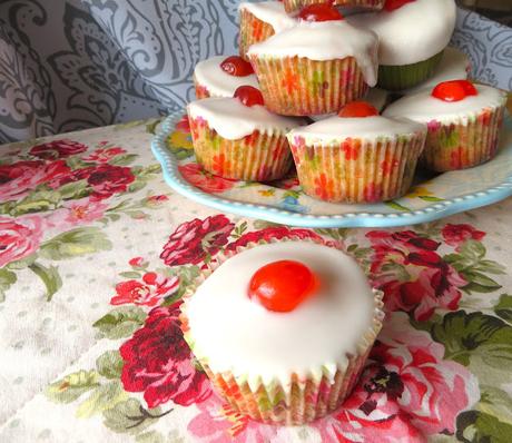Cherry Topped Fairy Cakes