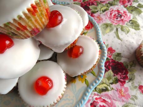 Cherry Topped Fairy Cakes