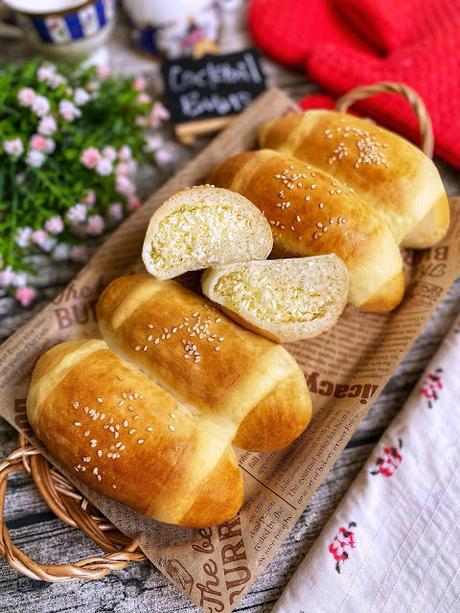 Hong Kong Cocktail Buns 港式雞尾包