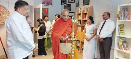Ven Seelawamsa Thero Opens a Buddhist library in Vienna for Poson Poya