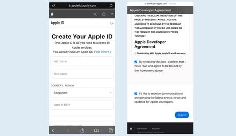 Create a New Apple Developer Account