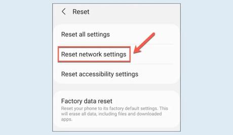 Reset Network Settings