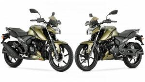 TVS Apache RTR 160 4V Golden Green Colour launched Columbia