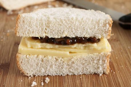 Cheese and Pickle Sandwich