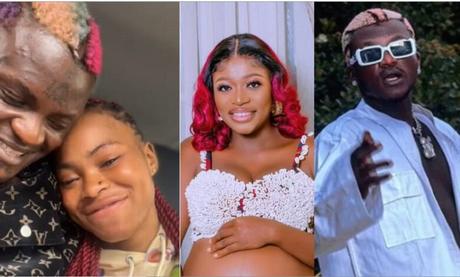 Portable’s Wife, Omobewaji Replies Those Tagging Her Over His Child With Another Baby Mama