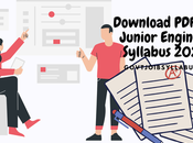 Download Junior Engineer Syllabus 2023