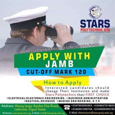 Stars Polytechnic Admission Form 2021/2022 is Out