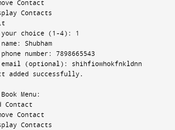 Make Phone Book Project Programming