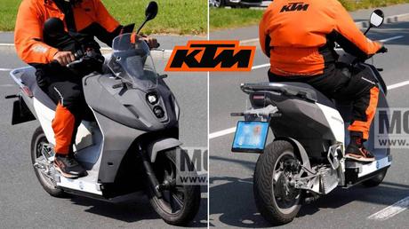 KTM Electric Scooter Spied Testing