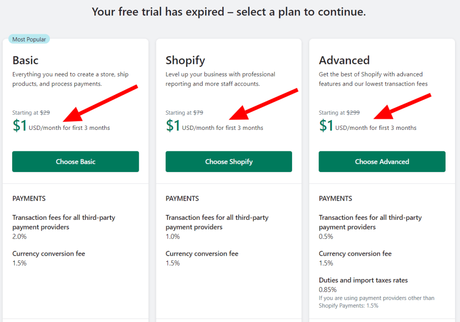 Shopify Free Trial – 3 days + 90 days Extended Shopify Free Trial – 3 days + 90 days Extended