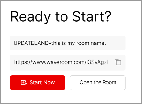 assign a name to your room