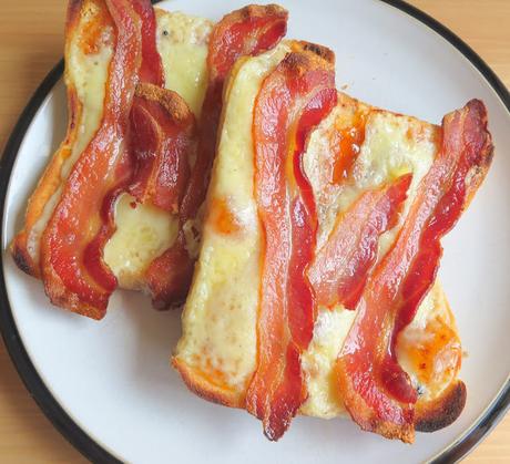 Bacon and Cheese on Toast