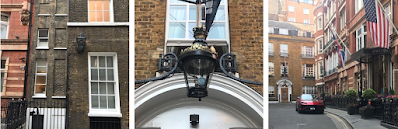 Gas lamps, wood blocks and coal holes in St James's Place