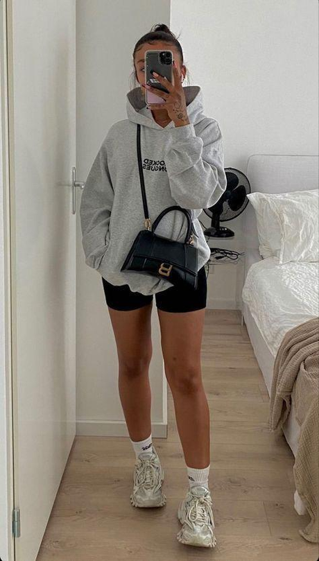 Stylish Hoodie with Shorts