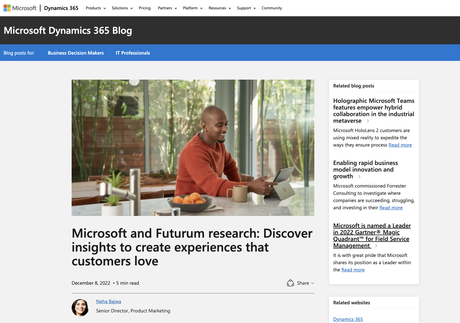 Microsoft and Futurum discover customer experience insights