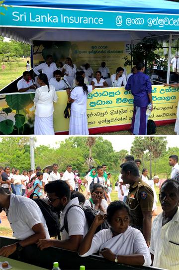 Sri Lanka Insurance provides three decades of unceasing assistance to Poson pilgrims of Anuradhapura