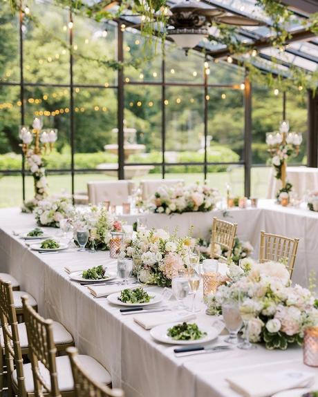best wedding venues on long island set table in the glass house