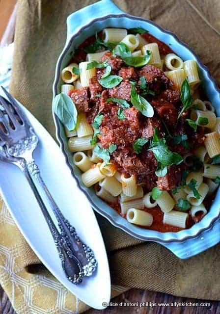 moroccan beef ragu sauce