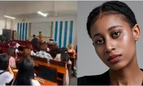 Nigerian Lady Seen Teaching Igbo To Students In Chinese University (Video)