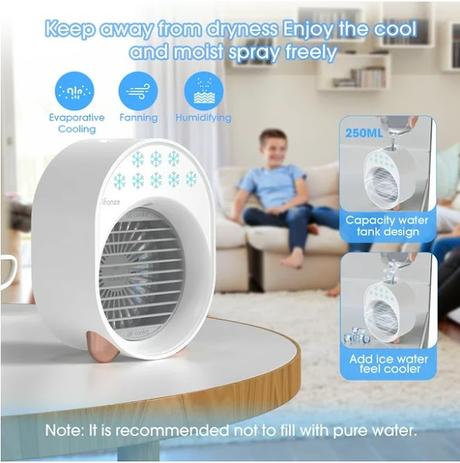 I love my desk cooling fan!